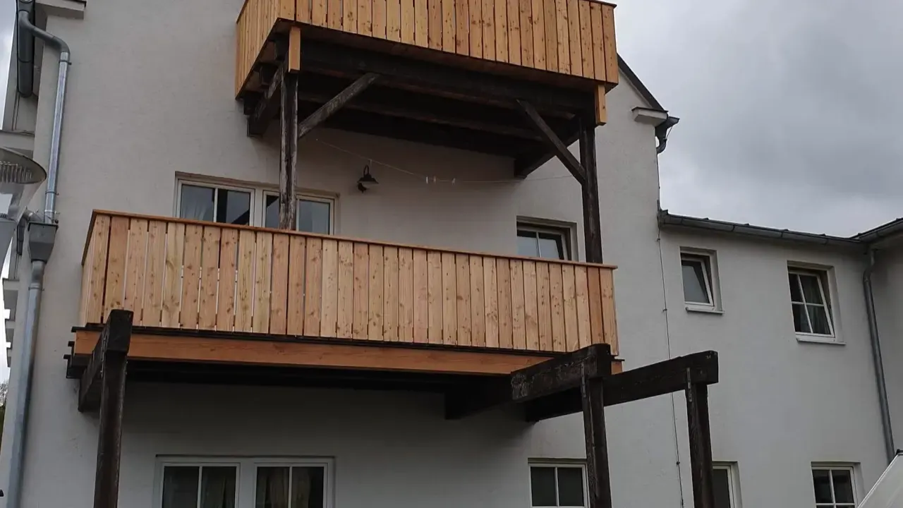Neuer Balkon – Nachher